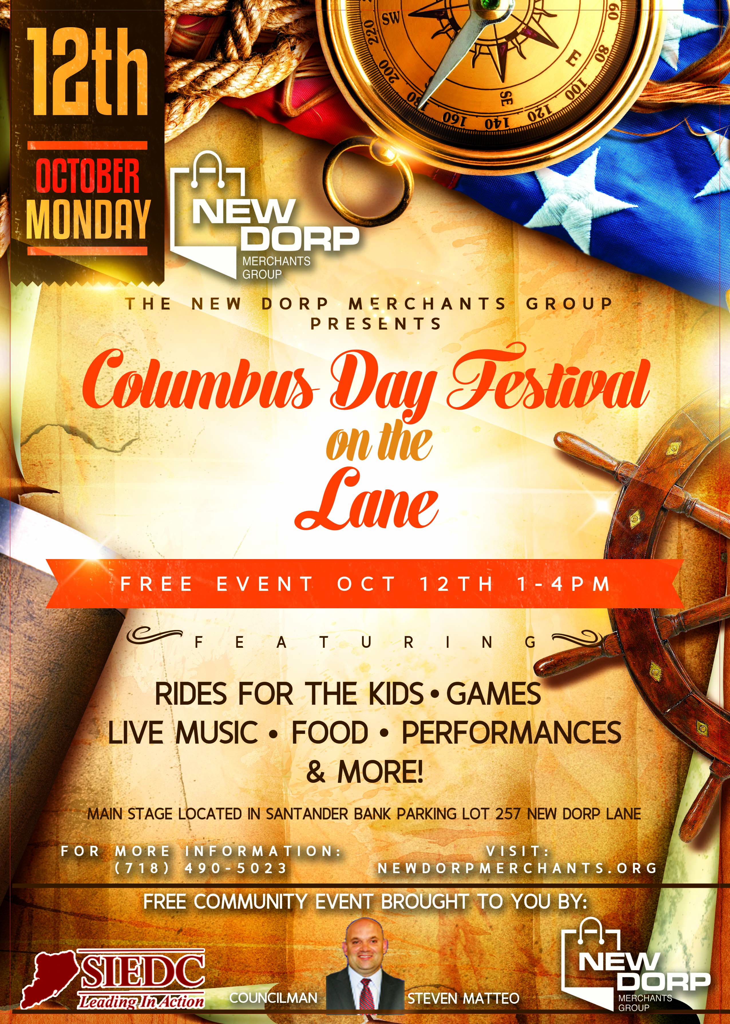 New Dorp Columbus Day Festival Featuring Rides, Live Performances